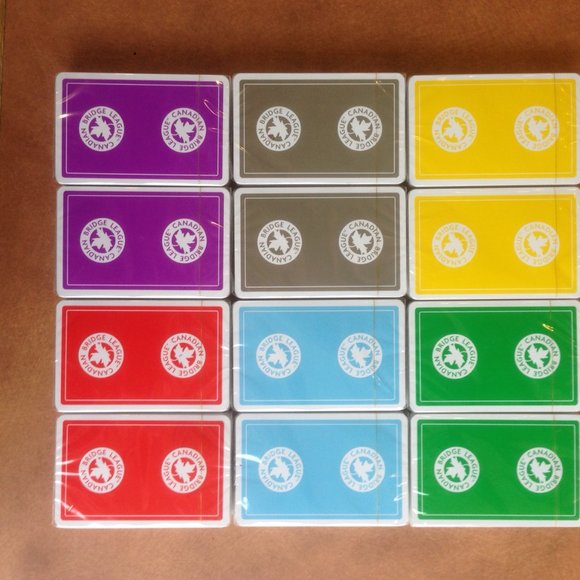 (ACBL Compatible) Canadian Bridge League (CBL) Playing Cards Doze… - Picture 1 of 3